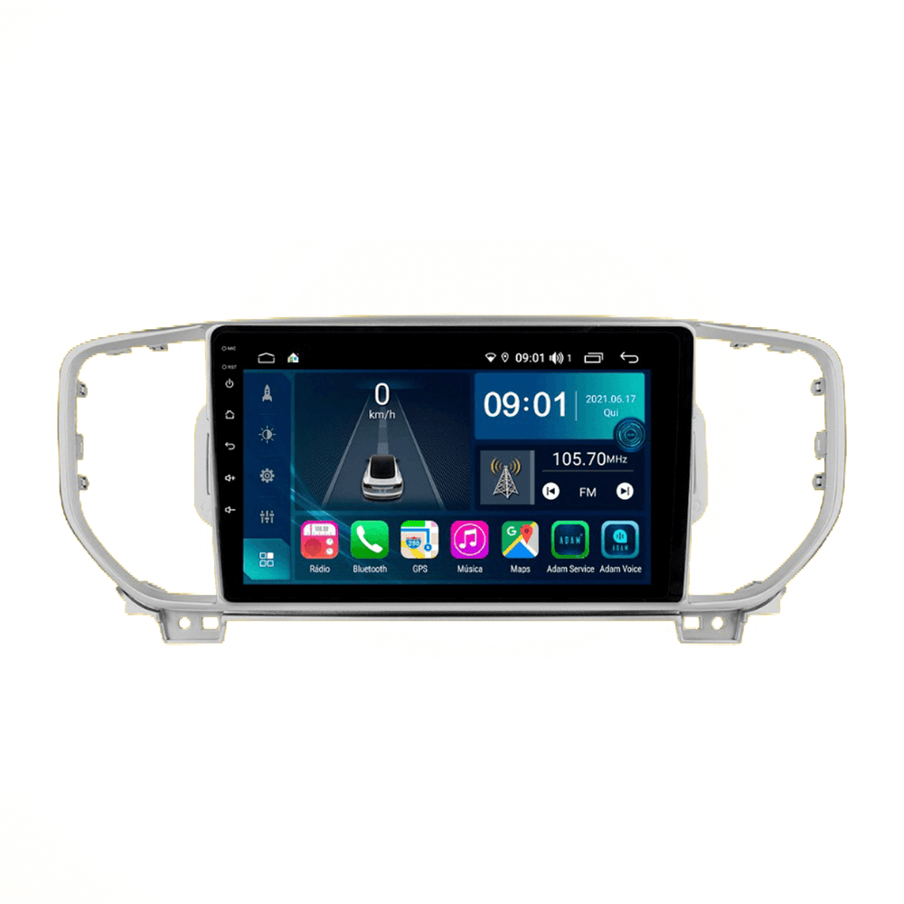 Central Multimidia Kia Sportage 2017 a 2020 Cartronic