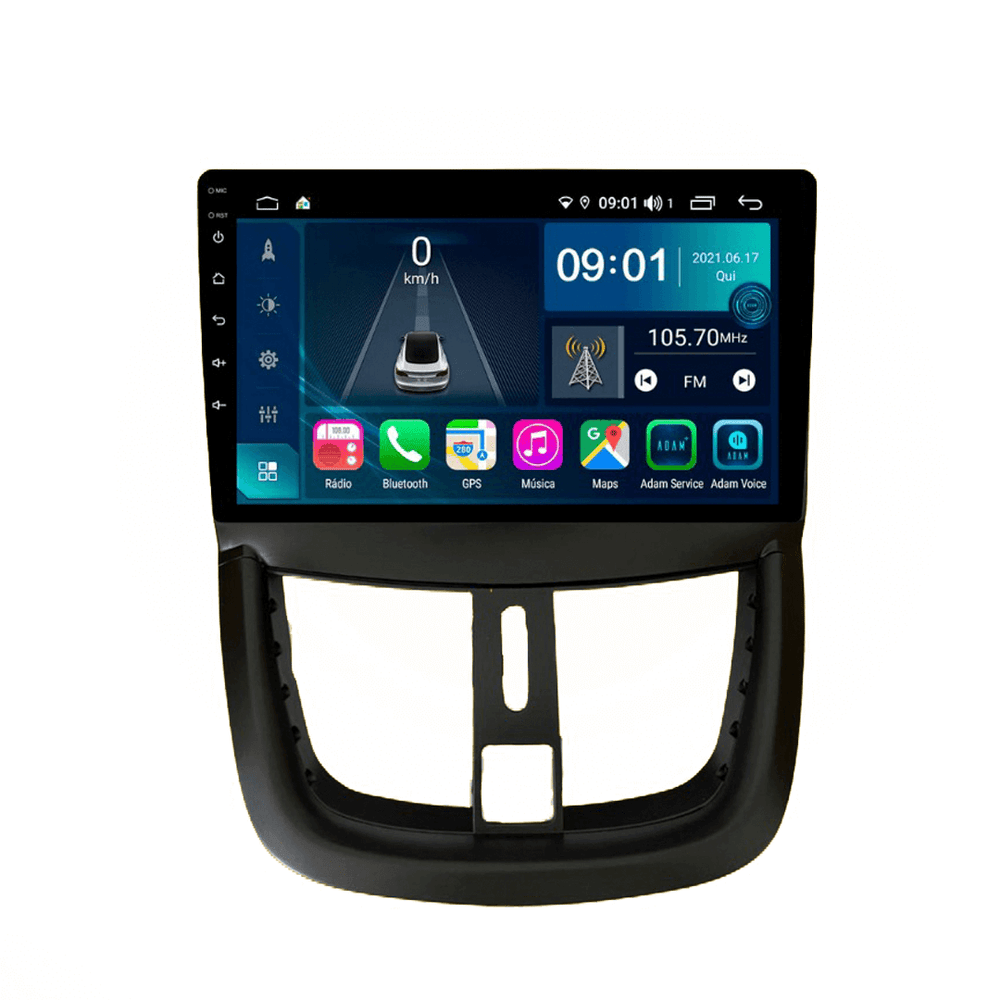 Central Multimidia Peugeot 207 2008 a 2015 Cartronic