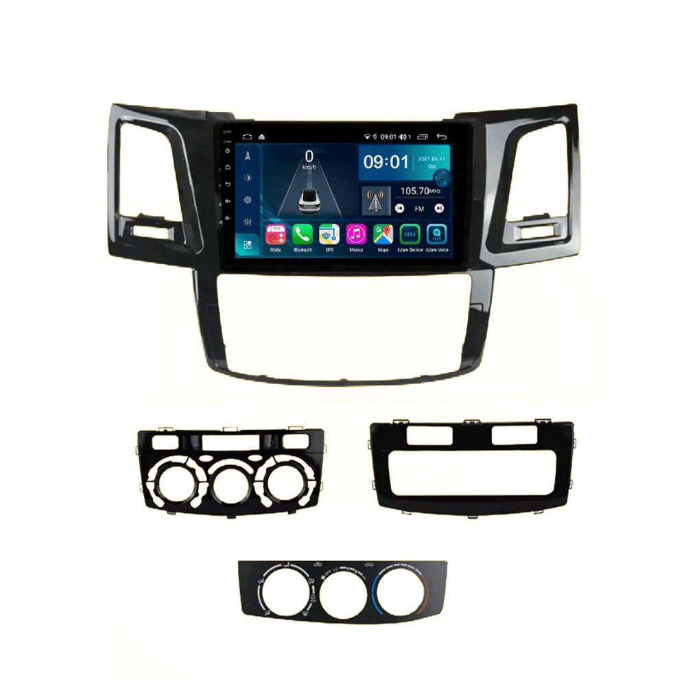 Central Multimidia Toyota Hilux e Sw4 2006 a 2015 Cartronic