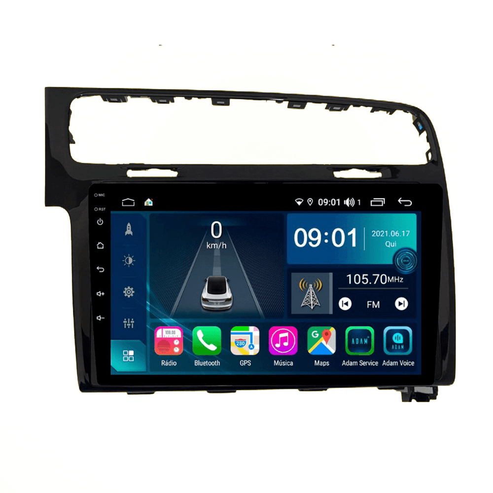 Central Multimidia Volkswagen Golf 2013 a 2020 Cartronic