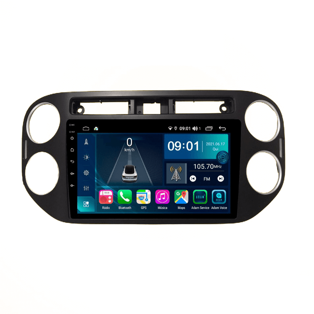 Central Multimidia Volkswagen Tiguan 2010 a 2017 Cartronic
