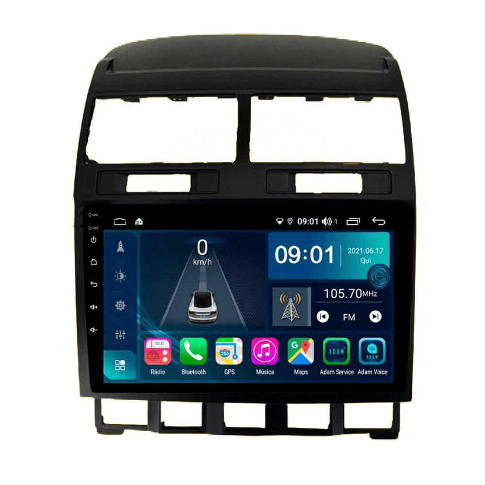Central Multimidia Volkswagen Touareg 2005 a 2010 Cartronic