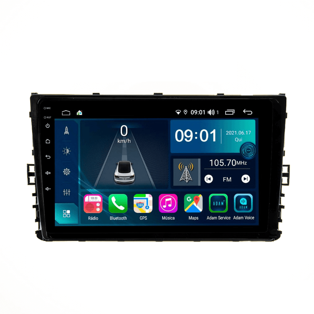 Central Multimidia Volkswagen Virtus 2018 a 2023 Cartronic