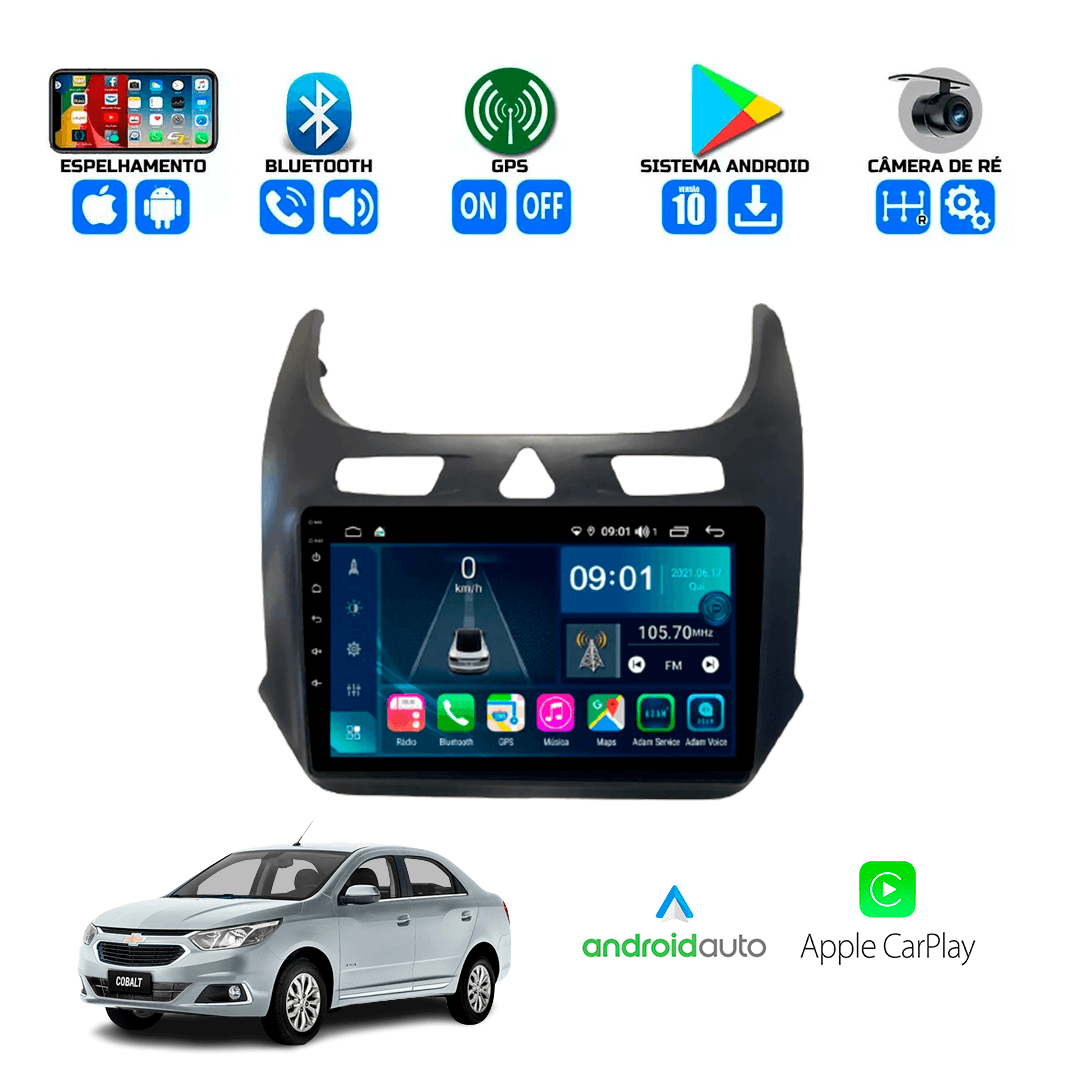 Central Multimidia Chevrolet Cobalt 2011 2012 2013 2014 2015 2016 2017 2018 2019 2020 Cartronic