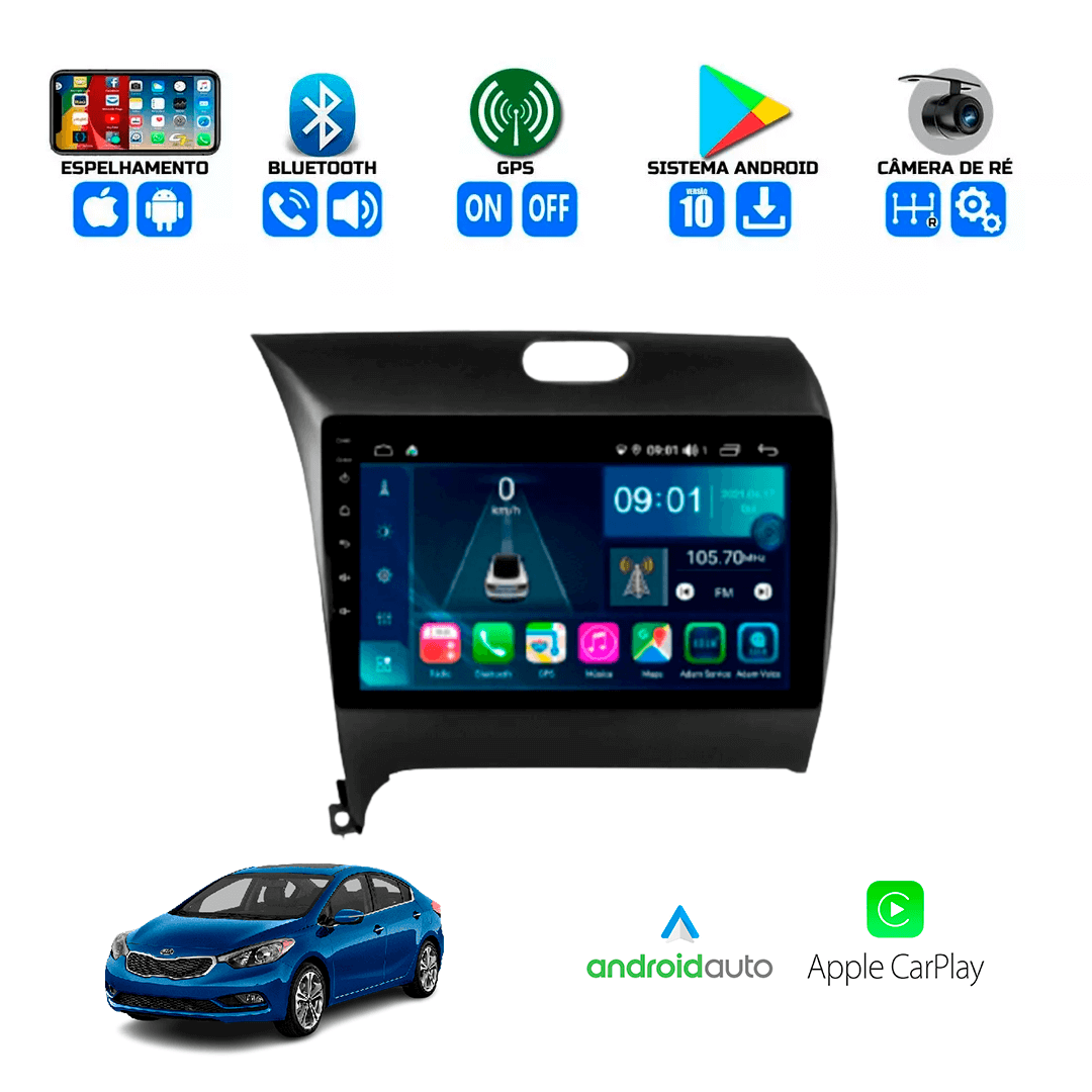 Central Multimidia Kia Cerato 2013 a 2020 Cartronic