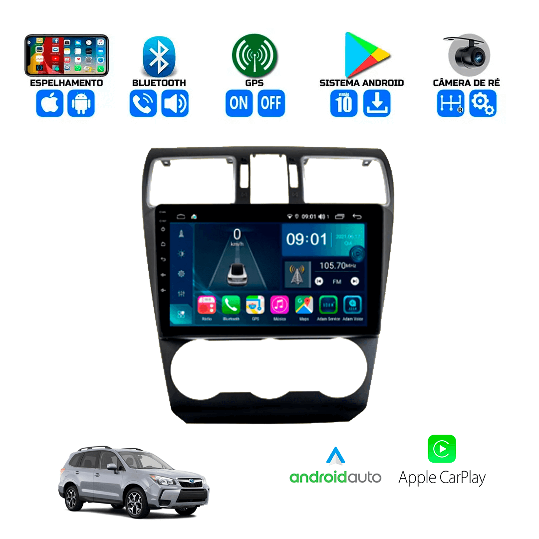 Central Multimidia Subaru Forester 2014 a 2019 Cartronic