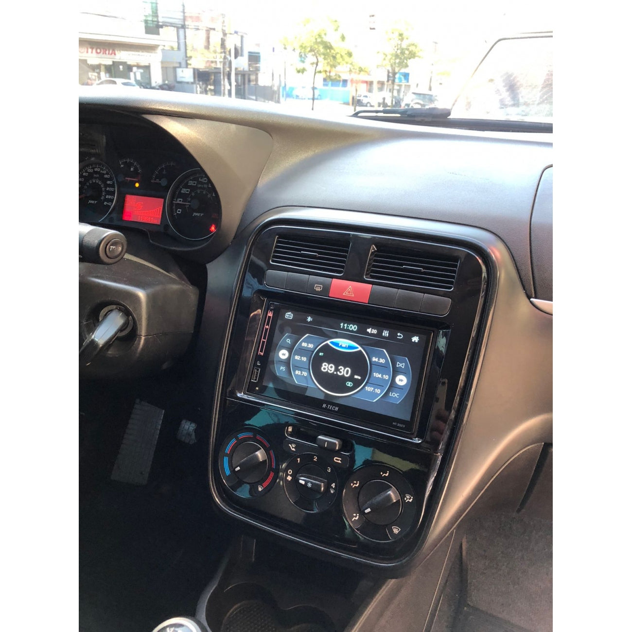 MOLDURA 6.8 E 7 FIAT PUNTO 2008-2012 BLACK PIANO