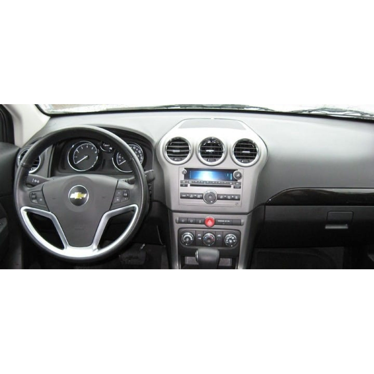 MOLDURA 6.8 E 7 GM CAPTIVA 2008-2015 PRETO