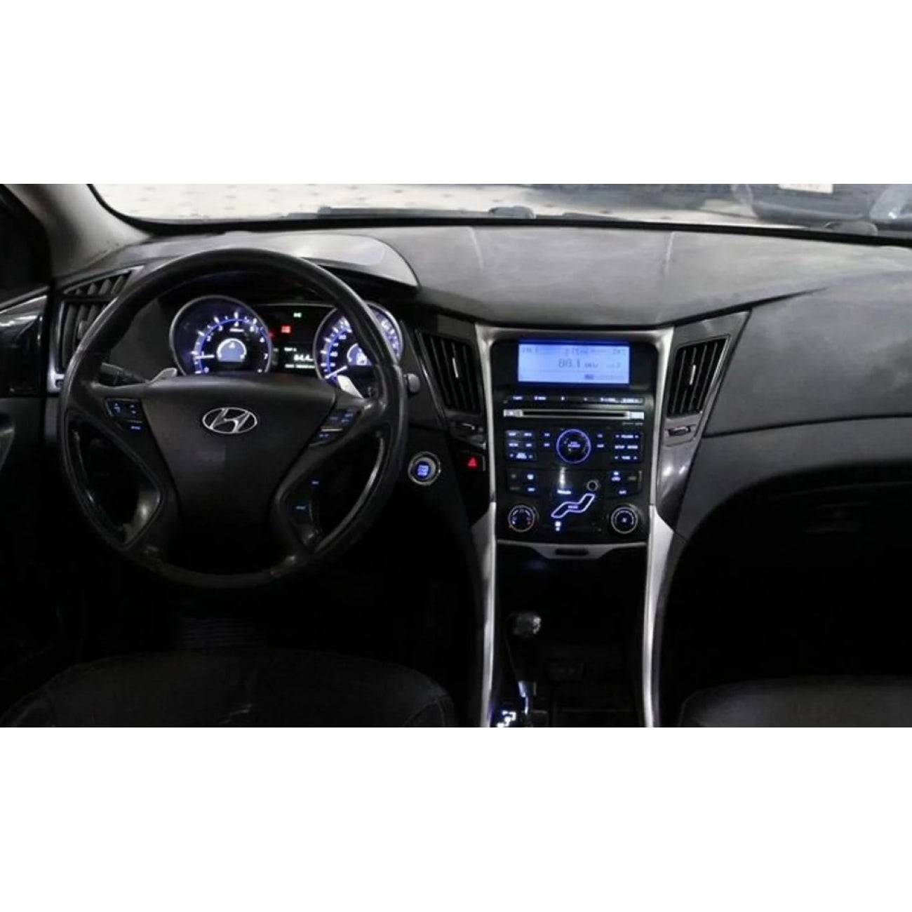 MOLDURA 6.8 E 7 HYUNDAI SONATA BÁSICO 2011-2014 PRETO