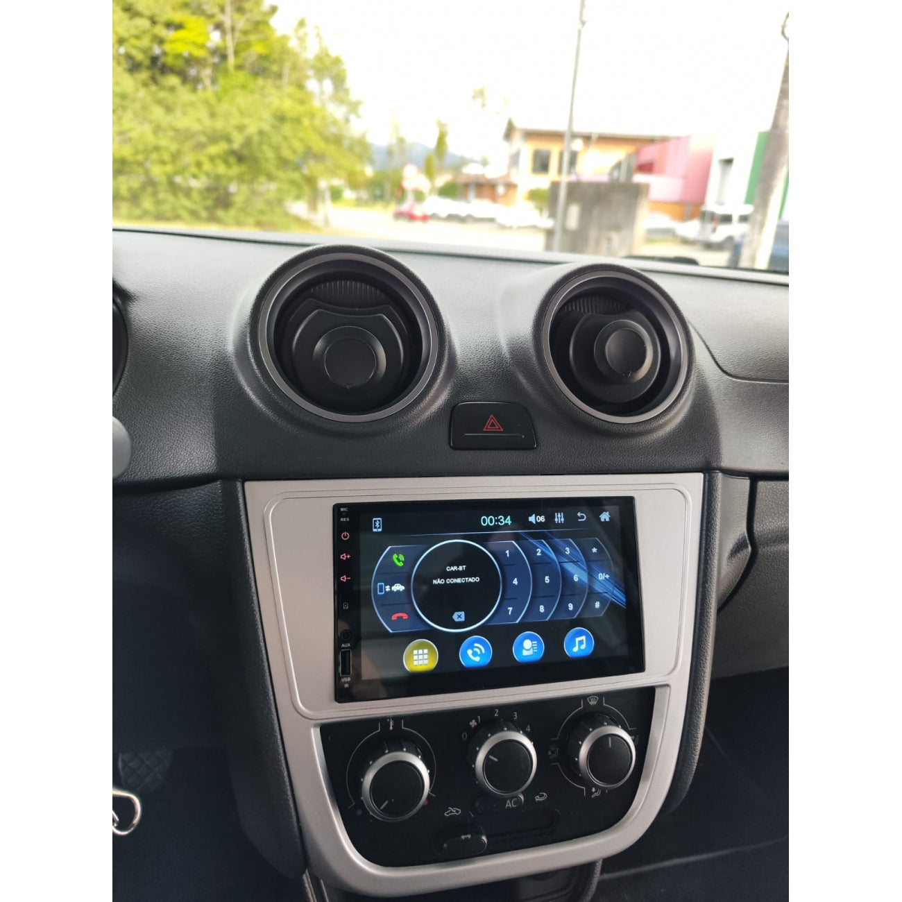 MOLDURA 6.8 E 7 VW GOL- SAVEIRO- VOYAGE G5 GRAFITE