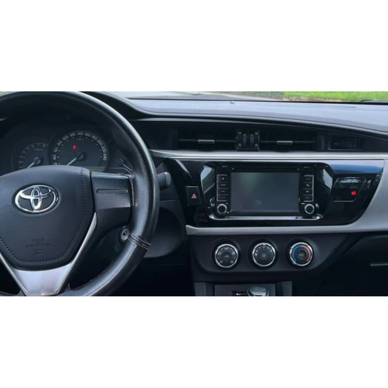 MOLDURA 6.8 TOYOTA ETIOS E COROLLA GLI 2015 BLACK PIANO