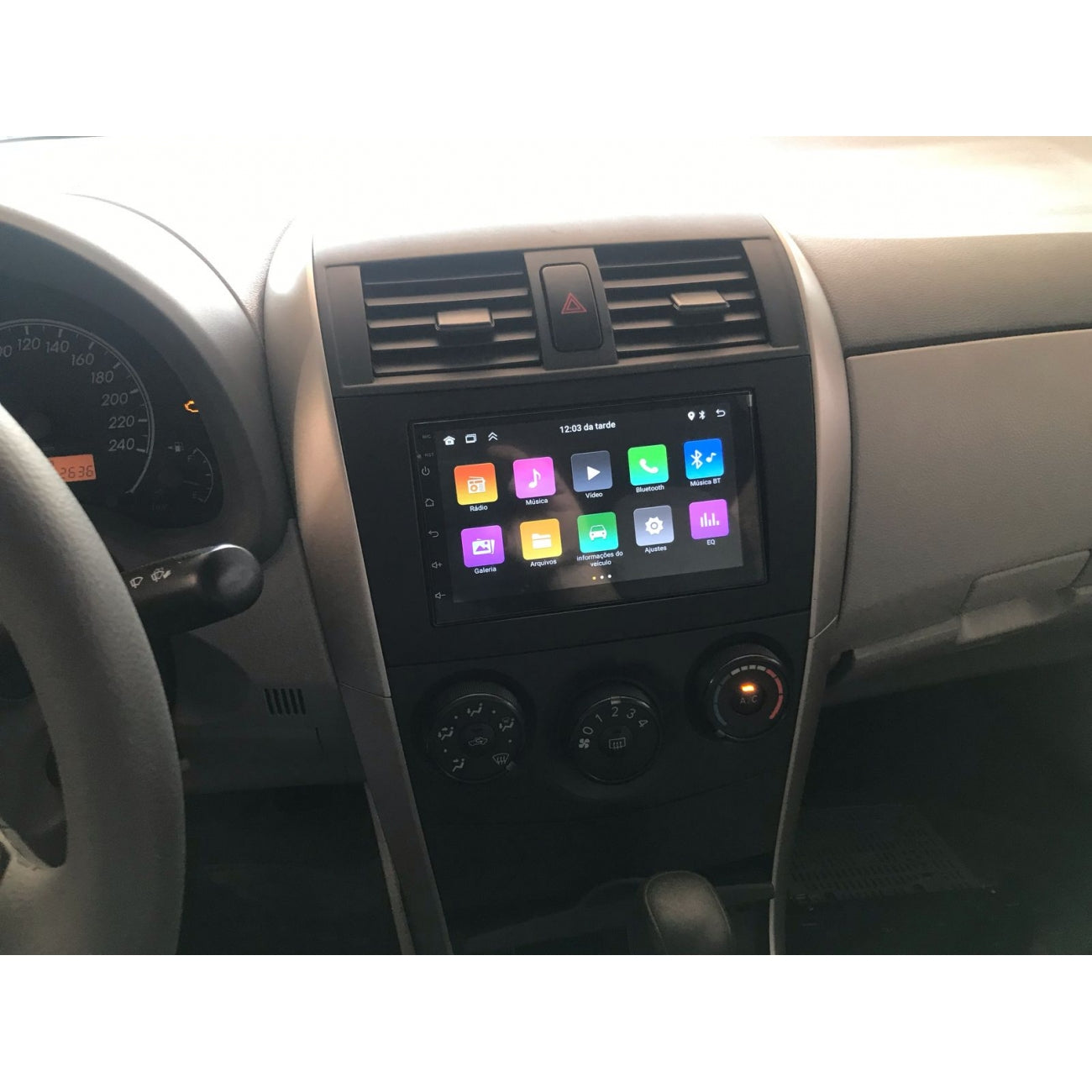 MOLDURA 6.8 E 7 TOYOTA COROLLA 2008-2013 PRETO