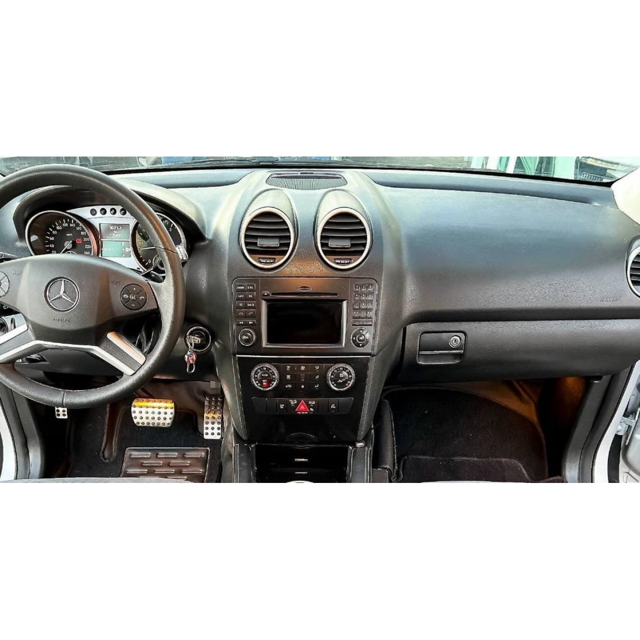 MOLDURA 6.8 E 7 MERCEDES BENZ ML 2005-2011 PRETO