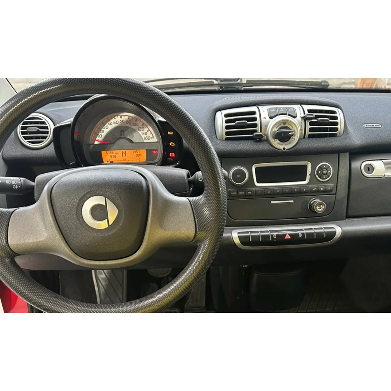 MOLDURA 6.8 E 7 MERCEDES BENZ SMART 2011-2012 PRETO
