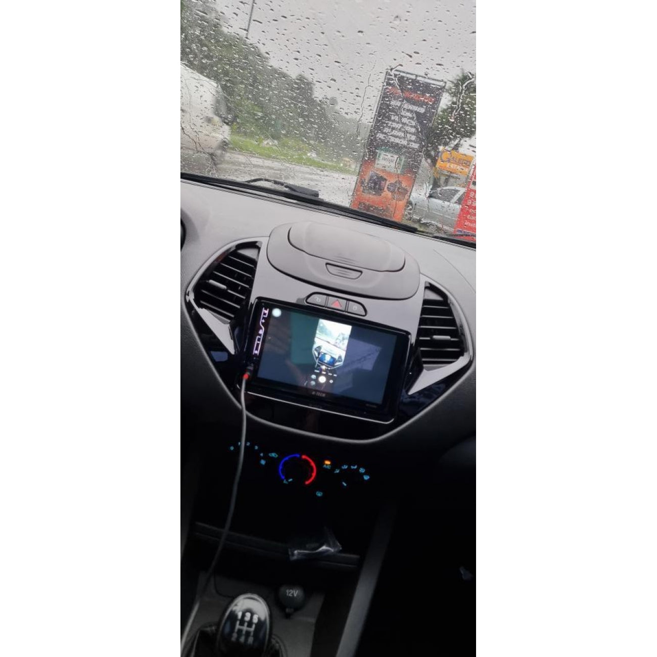 MOLDURA 6.8 E 7 FORD KA E KA+ 2014-2018 PRETA
