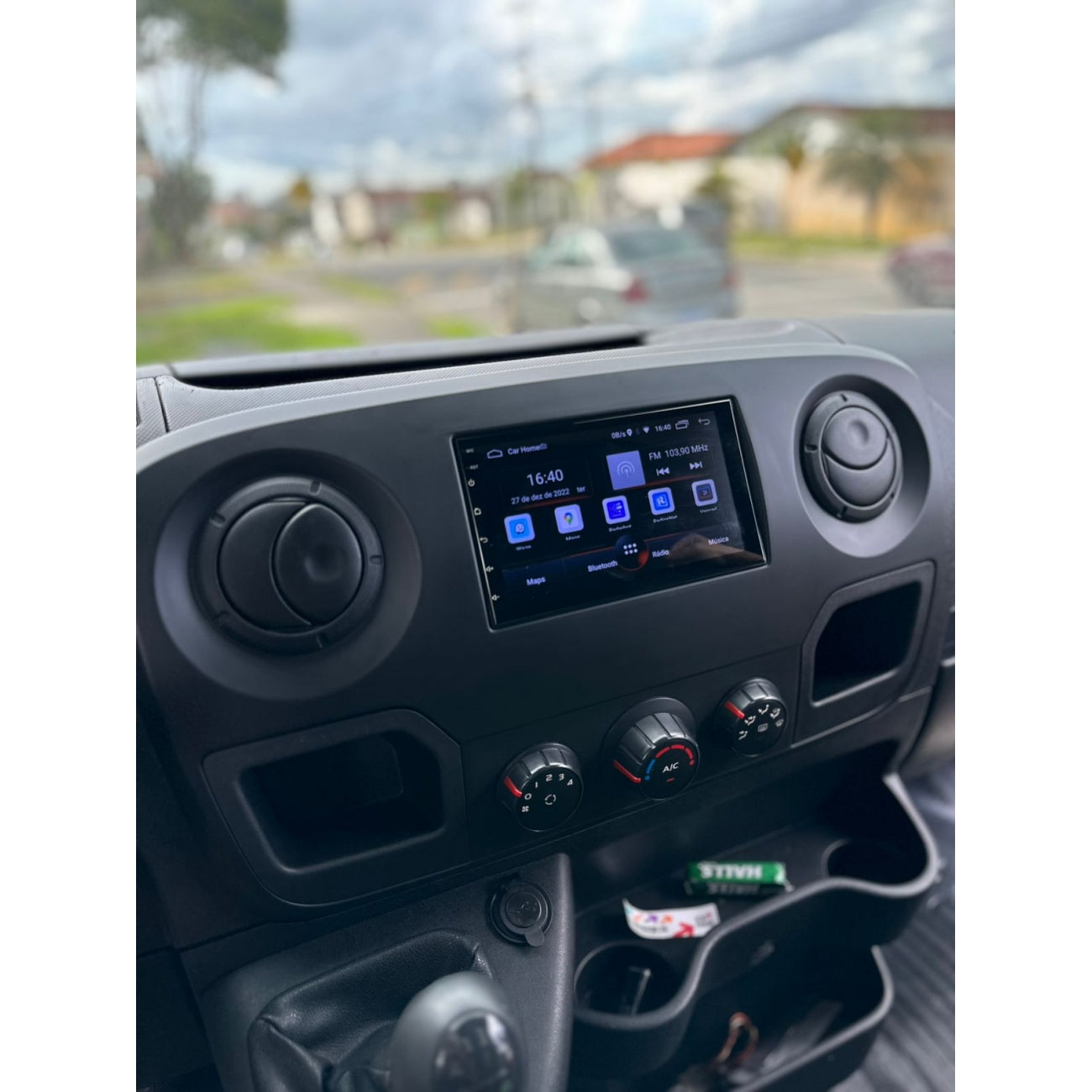 MOLDURA 6.8 E 7 RENAULT MASTER 2014+ PRETO