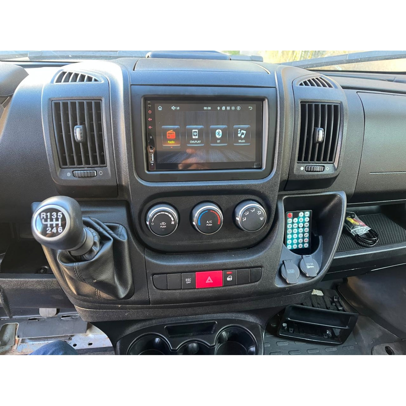 MOLDURA 6.8 E 7 FIAT DUCATO 2018-2022 PRETO