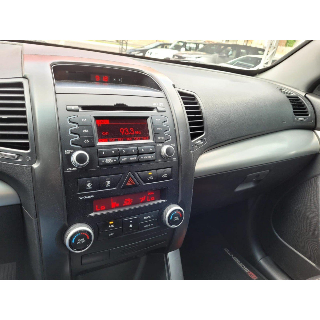 MOLDURA 6.8 E 7 KIA SORENTO 2010-2012 PRETO