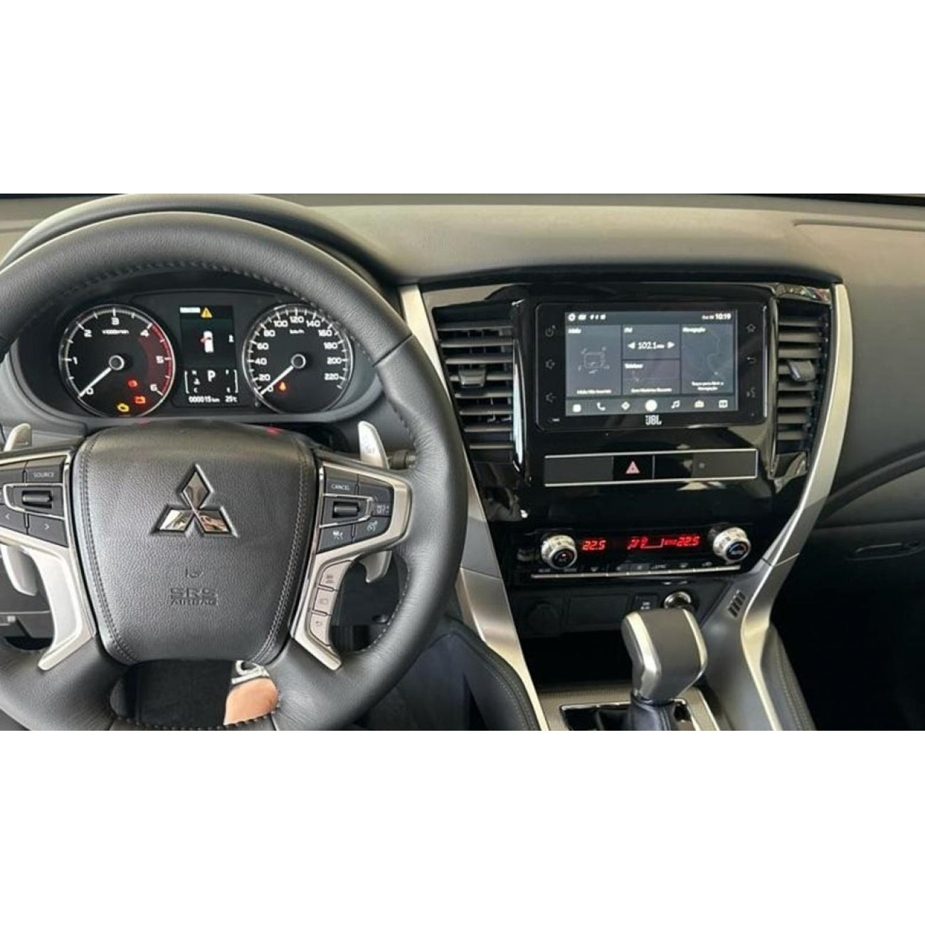 MOLDURA 9 MITSUBISHI L200 TRITON 2017+ E PAJERO 2018+ BLACK PIANO
