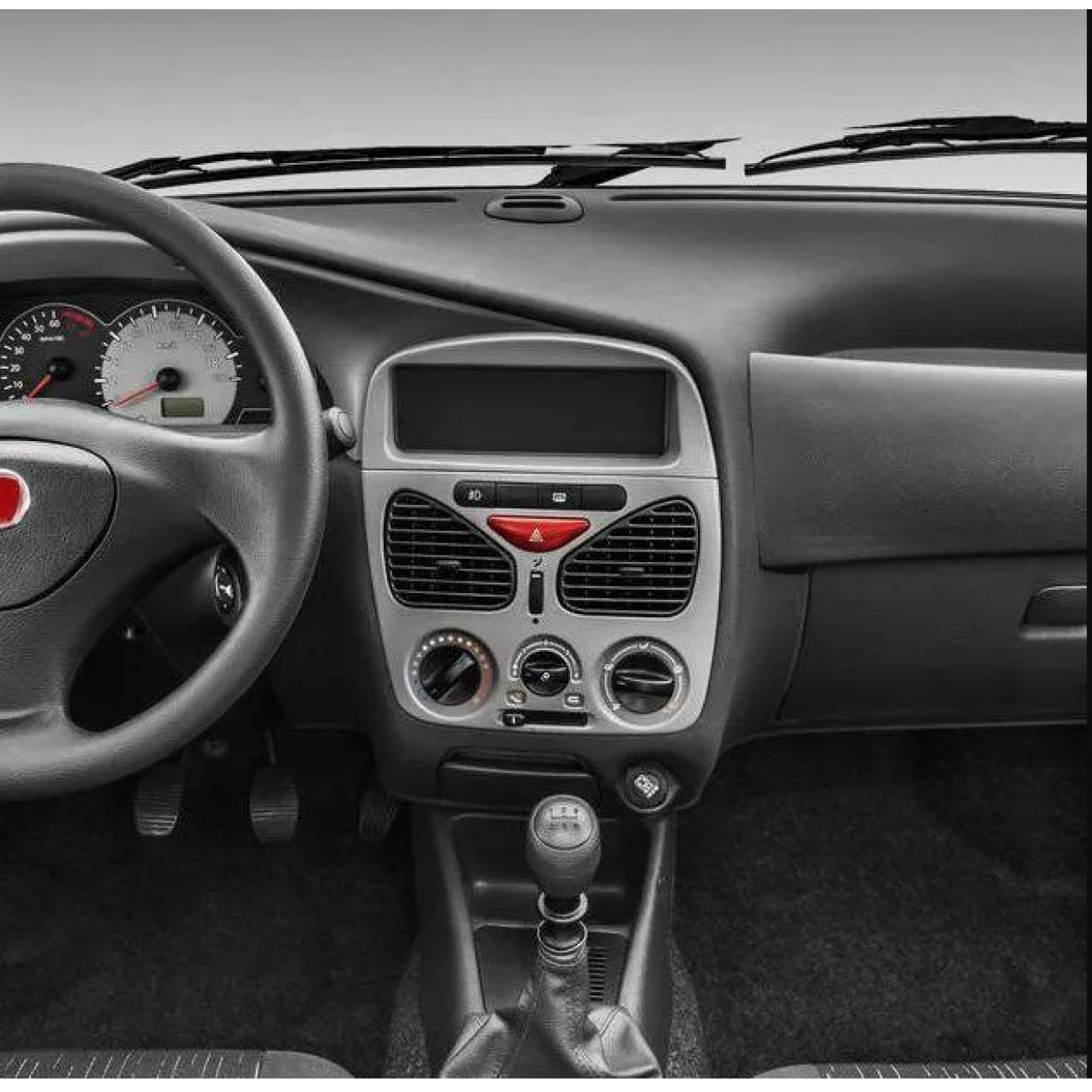 MOLDURA 9 FLUTUANTE FIAT PALIO- SIENA- STRADA- WEEKEND G2 2002-2014 COM AR PRETO