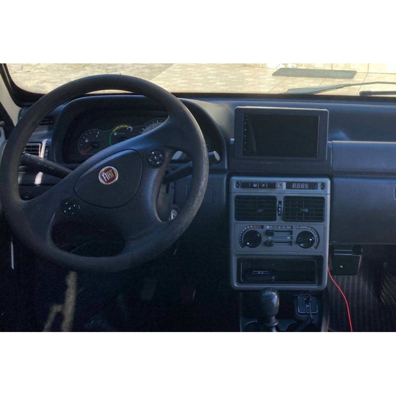 MOLDURA 6.8 E 7 FIAT UNO MILLE 1994-2013, FIORINO 1997-2013, ELBA 1994-1996 E PRÊMIO 1994 CINZA ESCURO