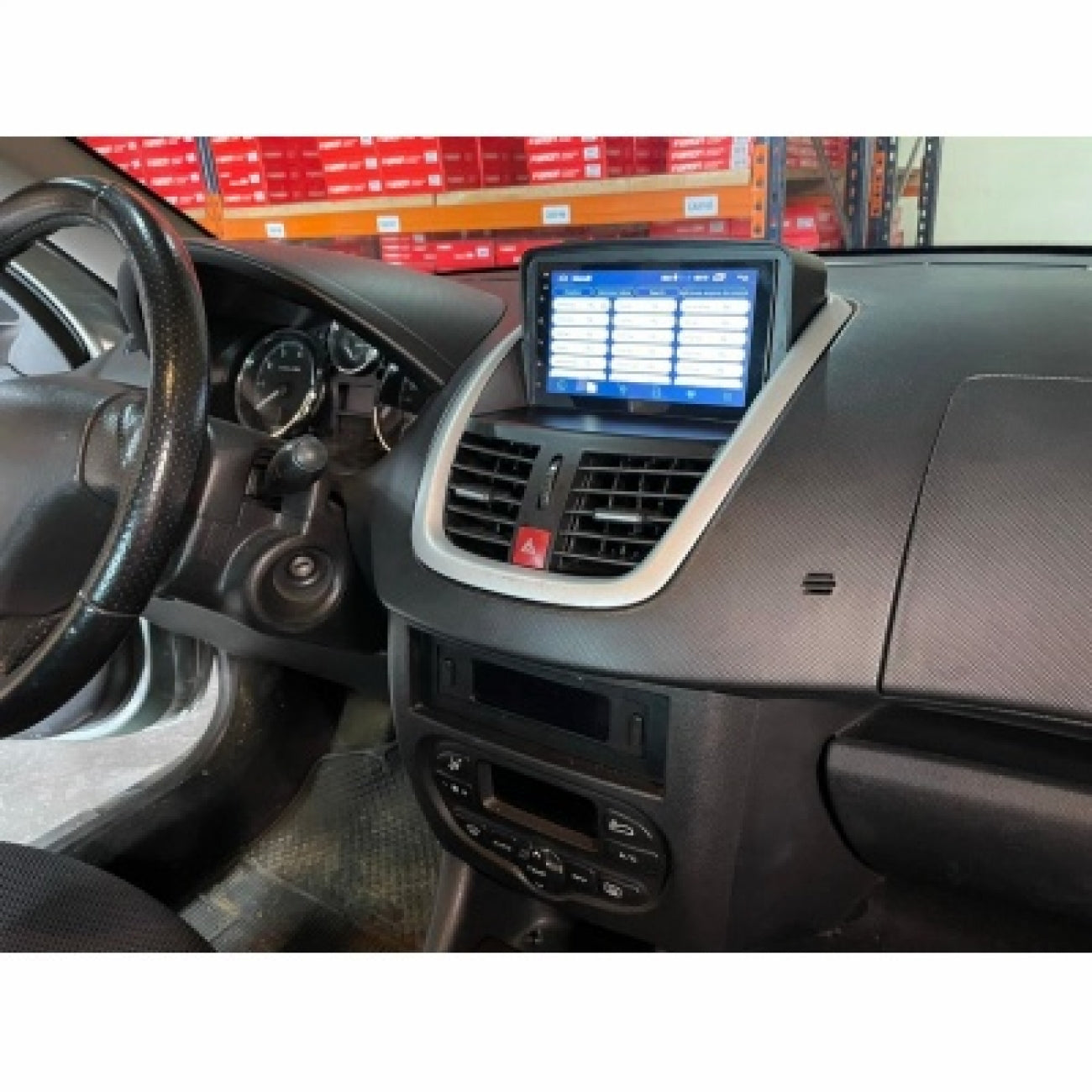 MOLDURA 6.8 E 7 PEUGEOT 207 2008-2014 - SOMENTE MP5