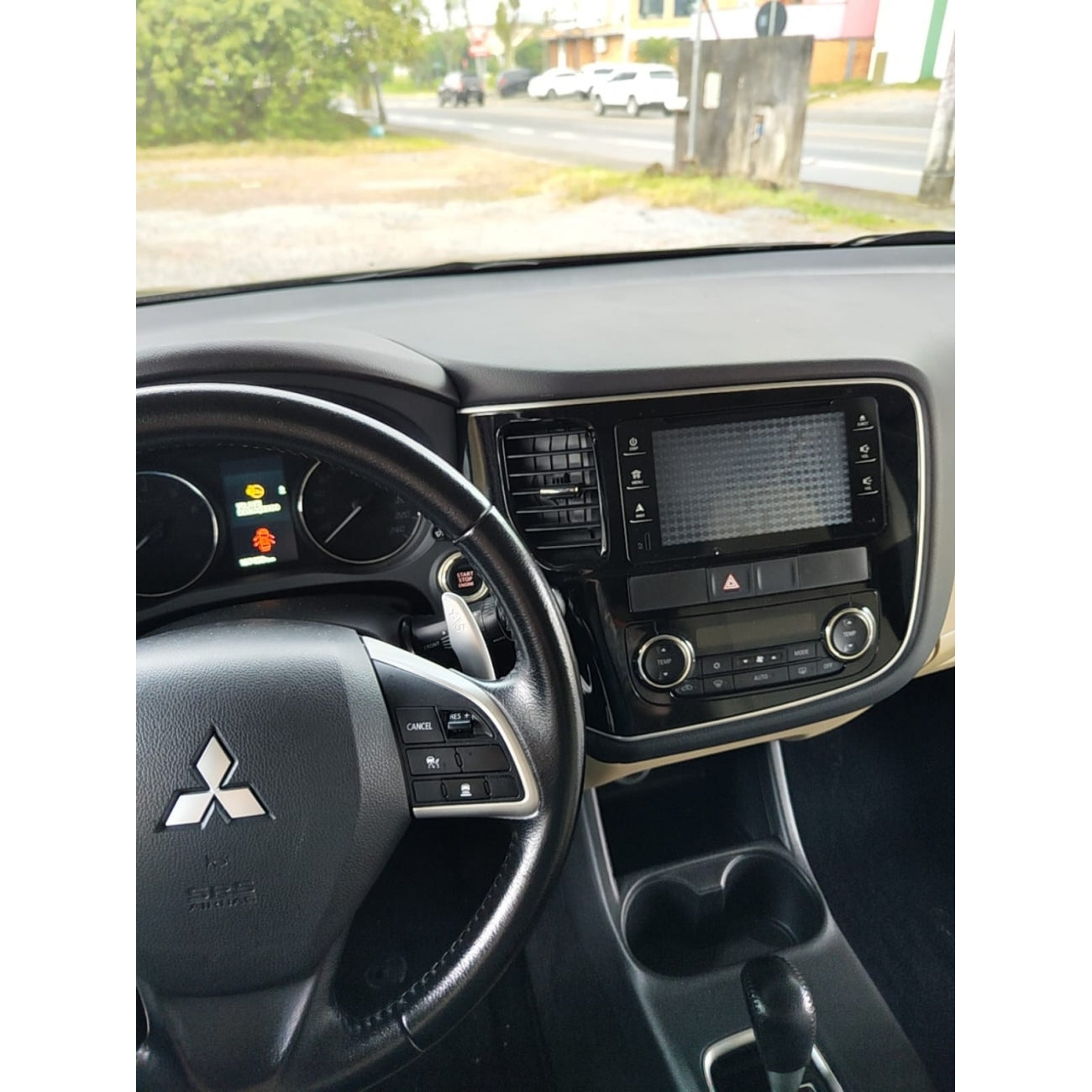 MOLDURA 10.1 MITSUBISHI OUTLANDER 2013-2020 BLACK PIANO