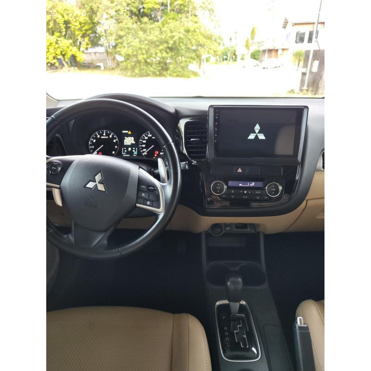 MOLDURA 10.1 MITSUBISHI OUTLANDER 2013-2020 BLACK PIANO