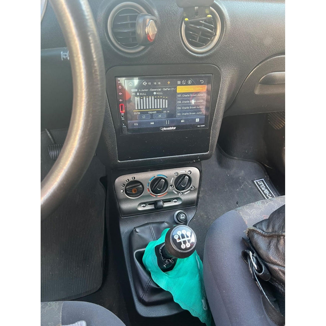 MOLDURA 6.8 E 7 CHEVROLET CELTA G1 2000-2006 COM CONSOLE PRETO
