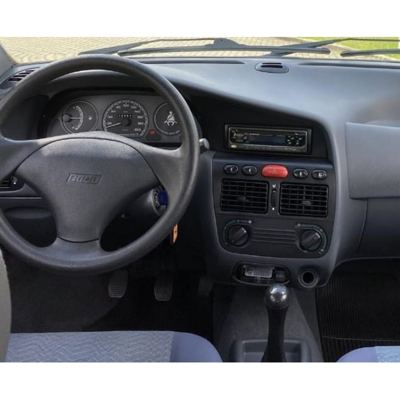MOLDURA 6.8 E 7 FIAT PALIO- SIENA- STRADA- WEEKEND G1 1996-2003 PRATA