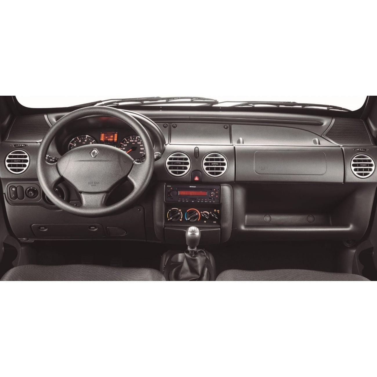 MOLDURA 6.8 E 7 RENAULT KANGOO 1998-2018 PRETO