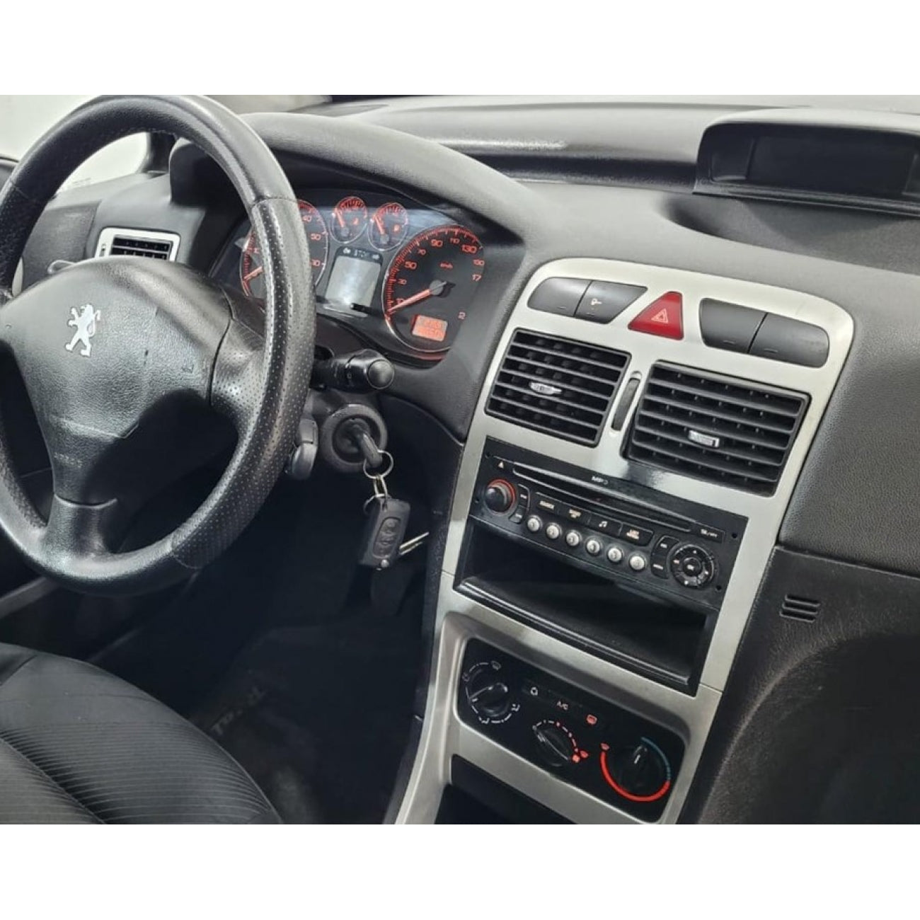 MOLDURA 9 PEUGEOT 307 2002-2012 PRATA