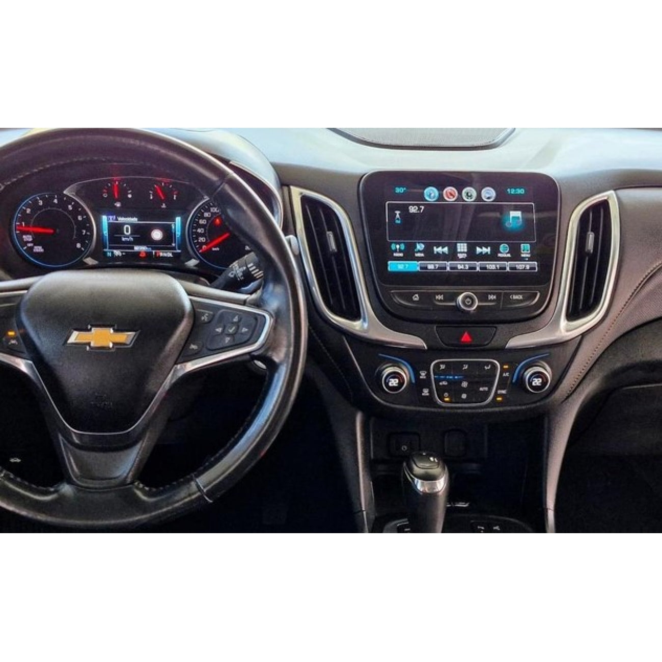 MOLDURA 10.1 CHEVROLET EQUINOX G3 2017