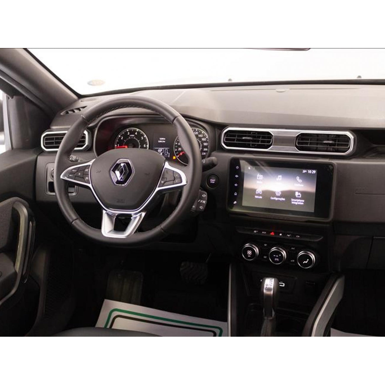 MOLDURA 10.1 FLUTUANTE RENAULT DUSTER G3 2020+ PRETO