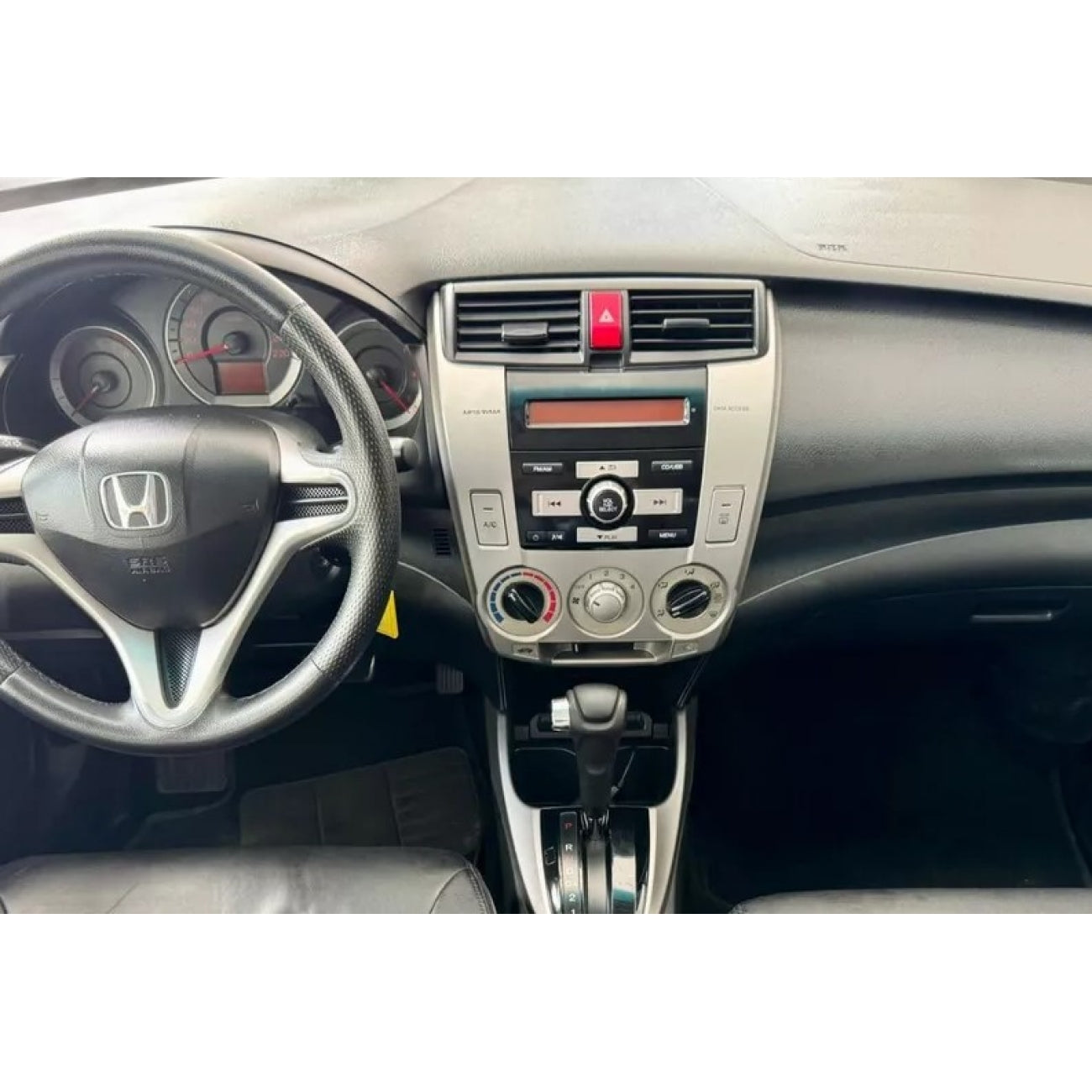 MOLDURA 10.1 HONDA CITY G5 2008-2013 COM PLACA E TECLAS AR ANALÓGICO PRATA