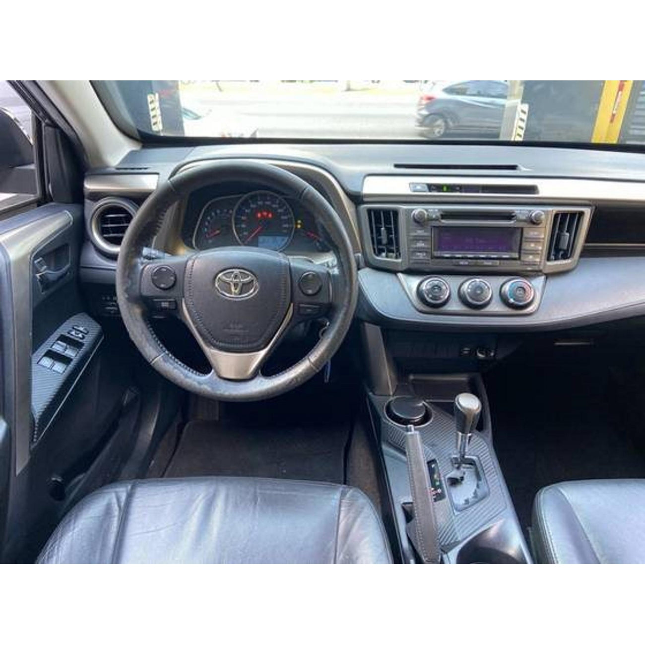 MOLDURA 6.8 TOYOTA RAV4 2013-2018 PRETO