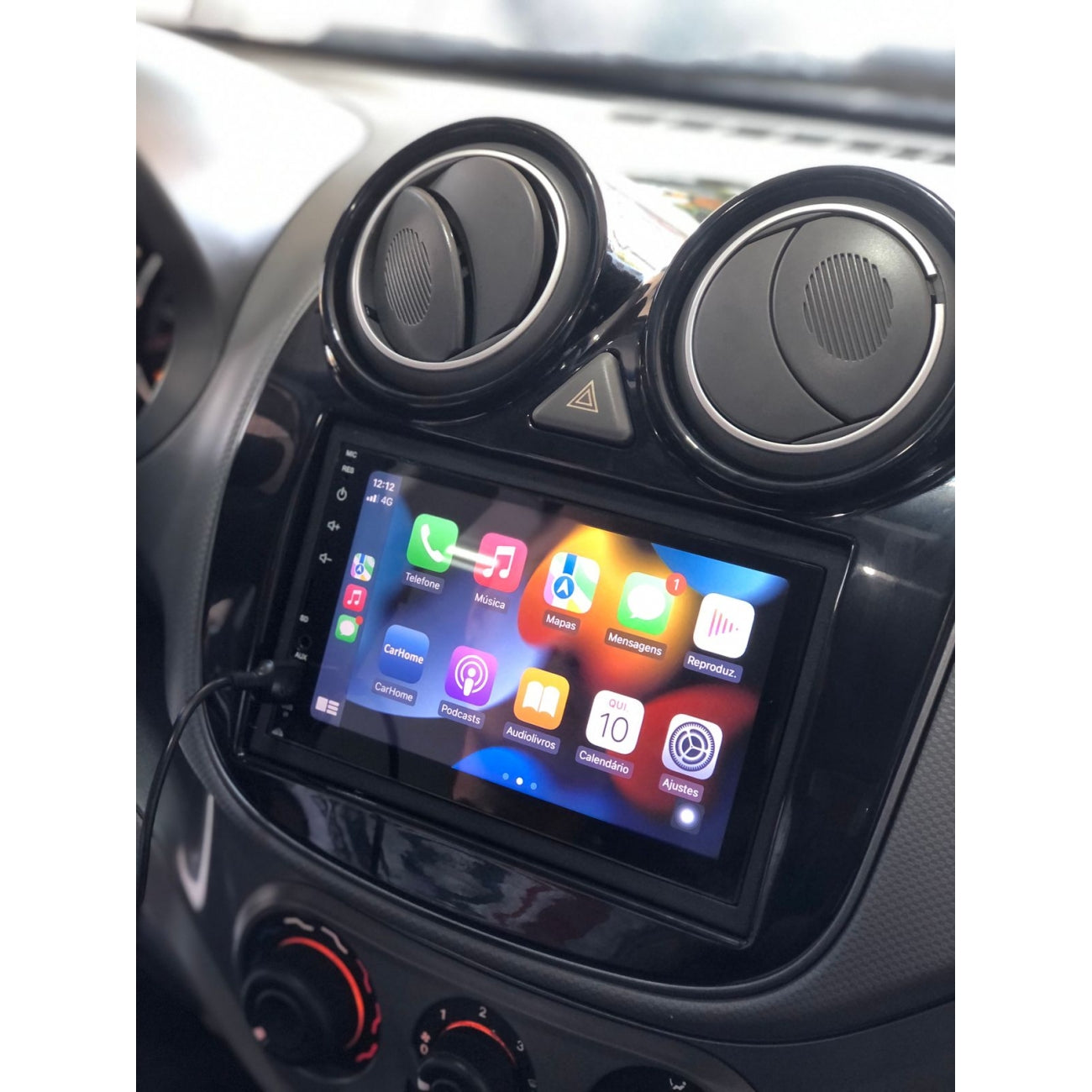 MOLDURA 9 FLUTUANTE FIAT NOVO PALIO ATTRACTIVE 2012-2017 E GRAND SIENA 2021 GRAFITE